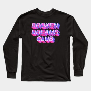 Broken Dreams Club - 3D White Long Sleeve T-Shirt